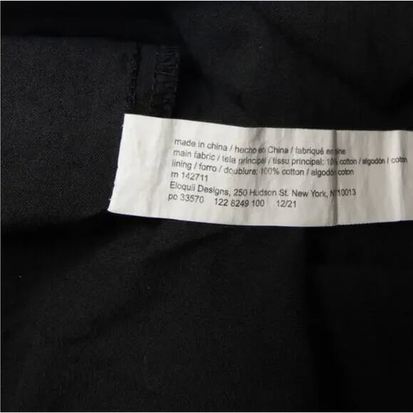 New! Eloquii Eyelet Dress With Sheer Detail black , size 28 - Picture 11 of 13